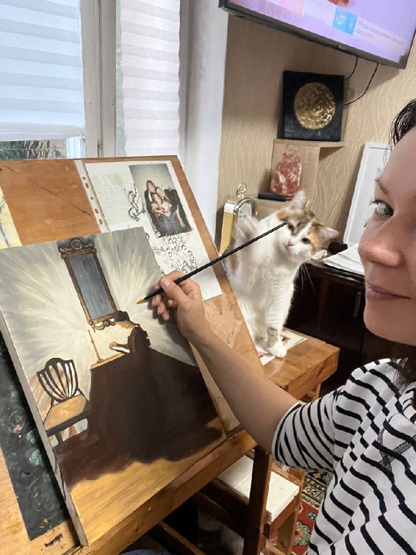 шаховская, железная бабушка, художникик, картины, выставка,