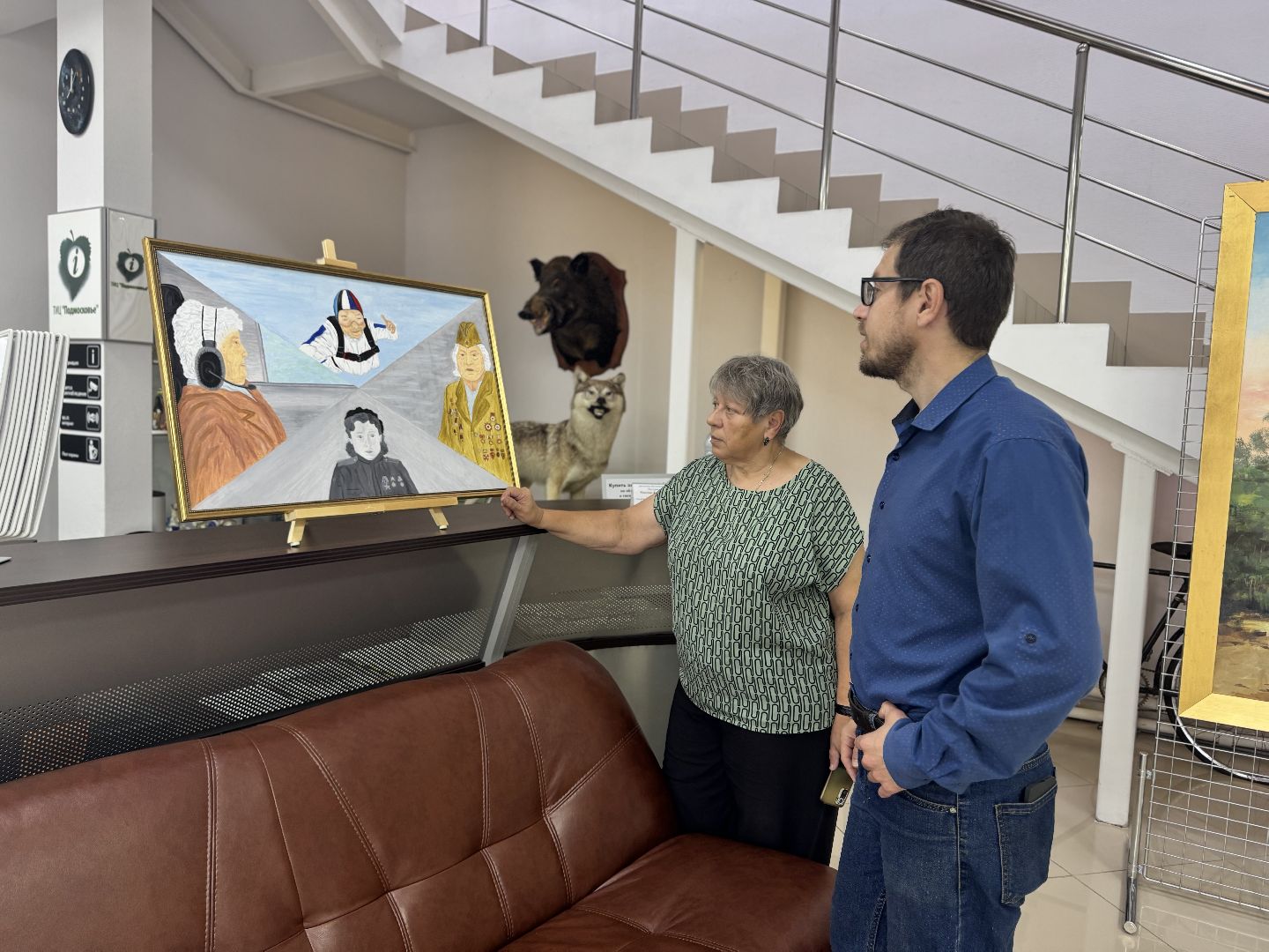 шаховская, железная бабушка, художникик, картины, выставка,