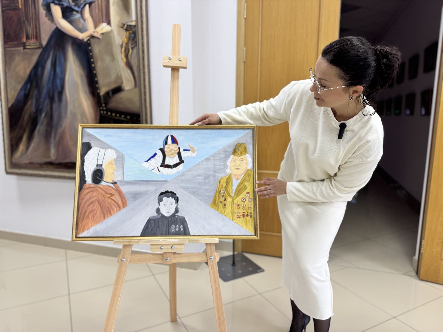 шаховская, железная бабушка, художникик, картины, выставка,