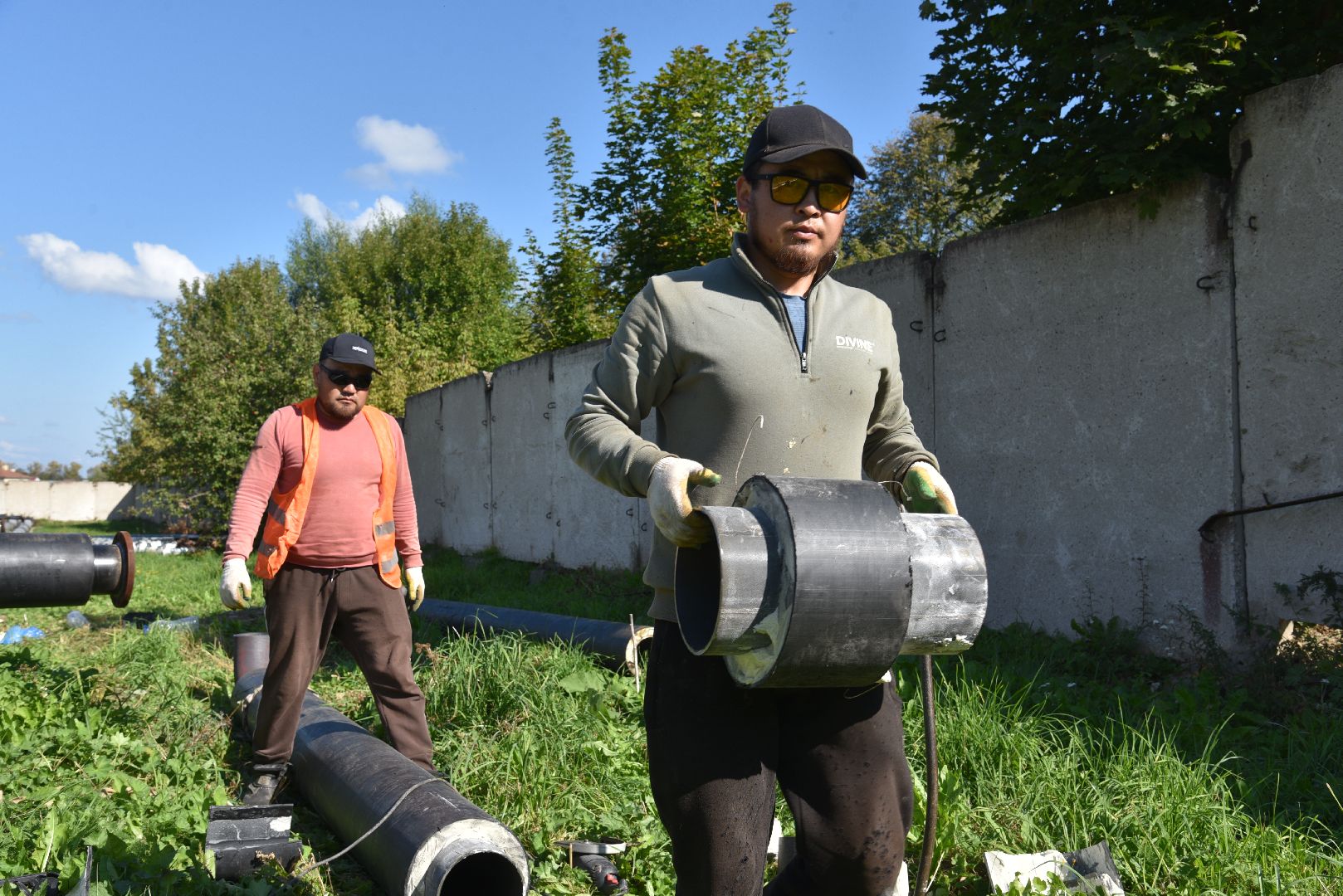 лотошино, ремонт теплотрассы, замена труб, подготовка к зиме, жкх,