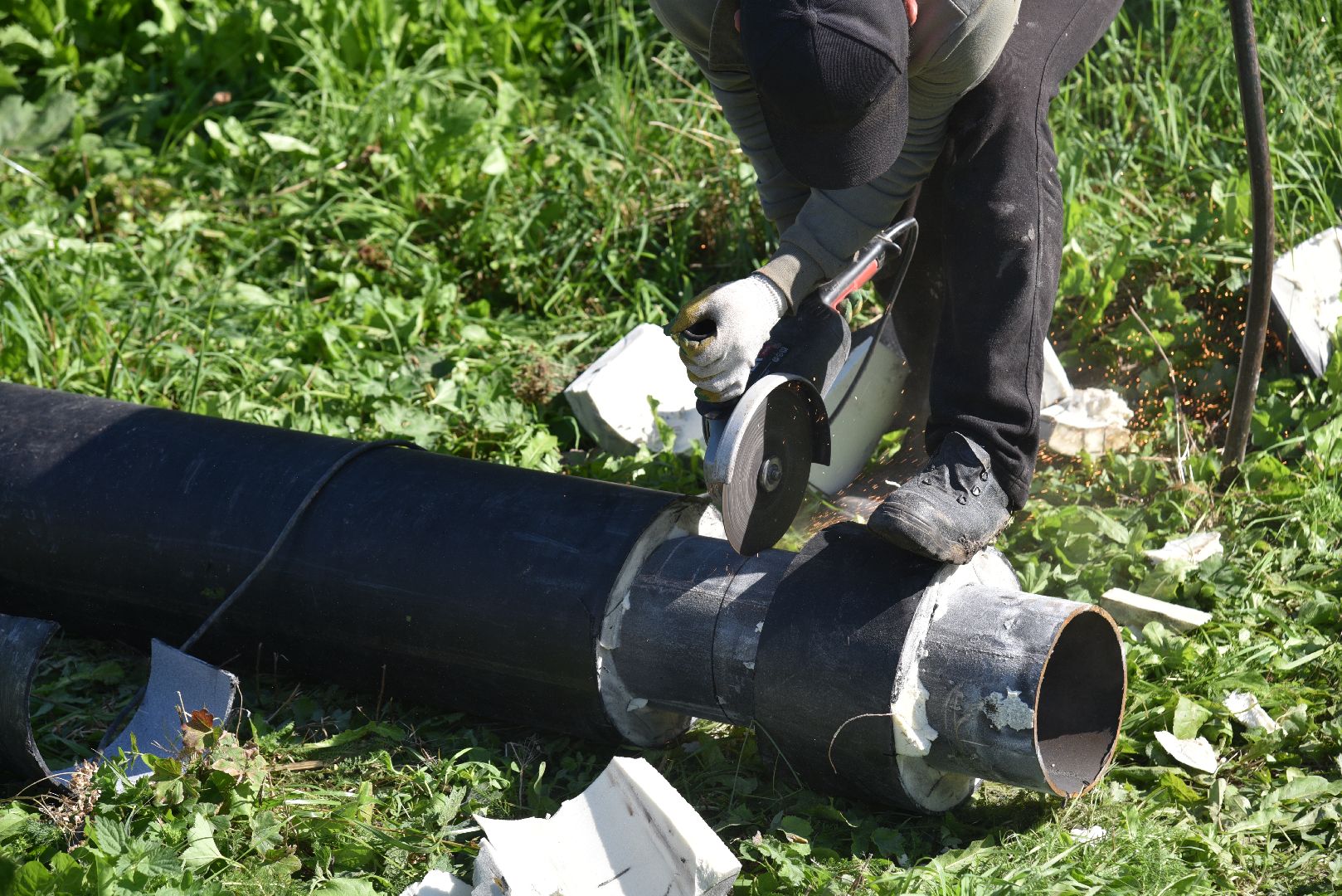 лотошино, ремонт теплотрассы, замена труб, подготовка к зиме, жкх,