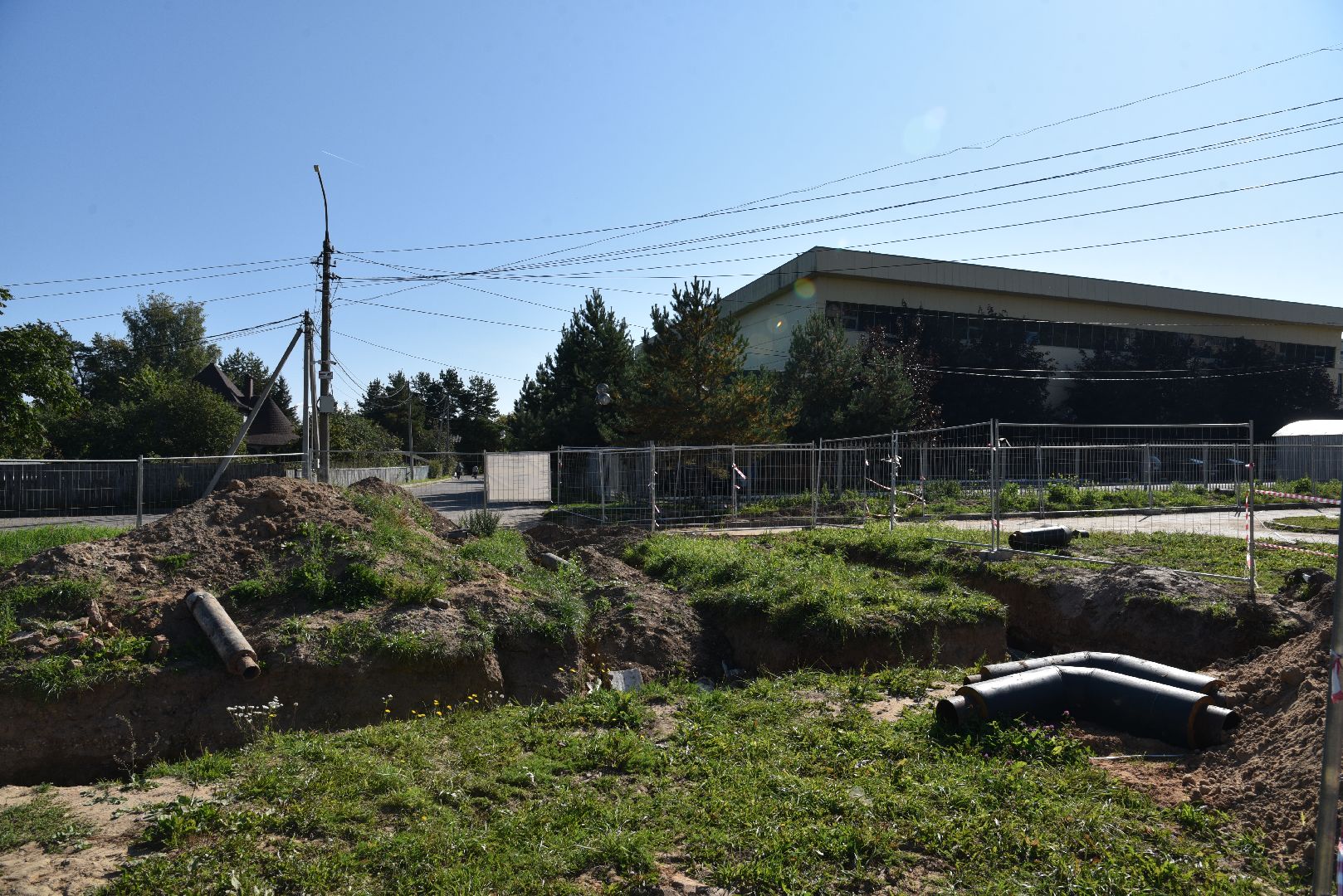 лотошино, ремонт теплотрассы, замена труб, подготовка к зиме, жкх,