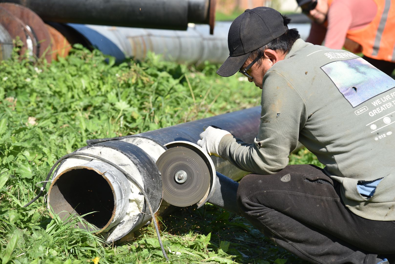 лотошино, ремонт теплотрассы, замена труб, подготовка к зиме, жкх,