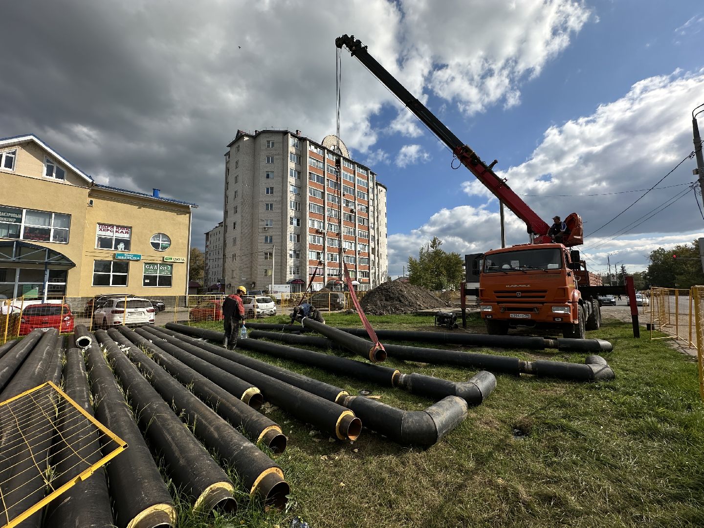 сергиево-посадский городской округ, хотьково, замена сетей, замена теплосетей, жкх,