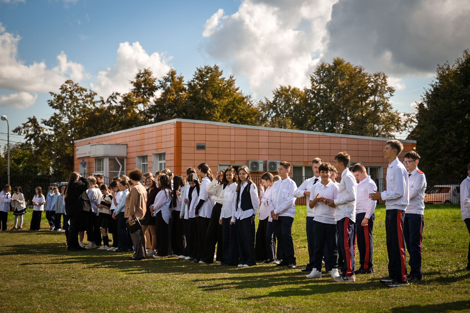 бронницы, пожарная безопасность, учебная пожарная тревога в школе, учебная пожарная эвакуация , дети,