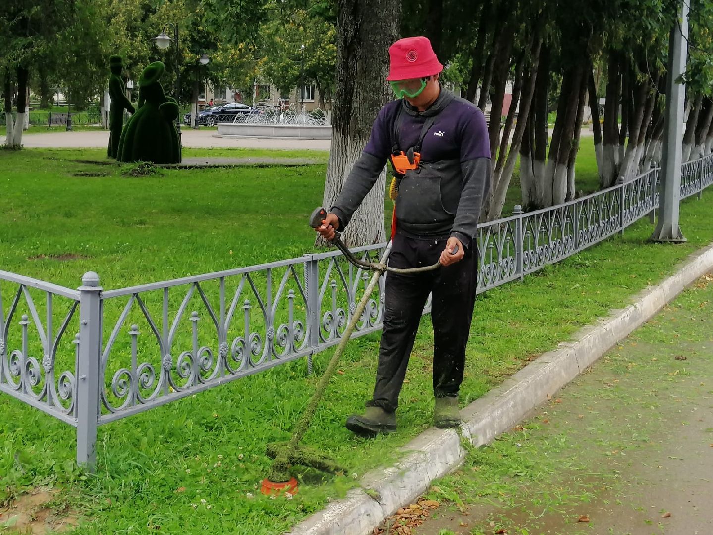 городской округ восход, жкх, благоустройство, газон, покос травы,