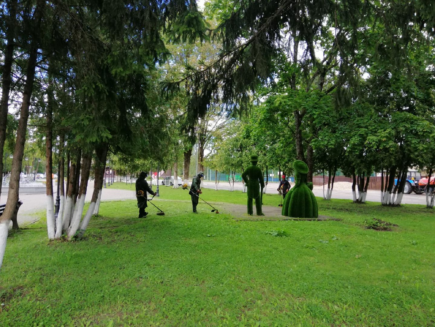 городской округ восход, жкх, благоустройство, газон, покос травы,