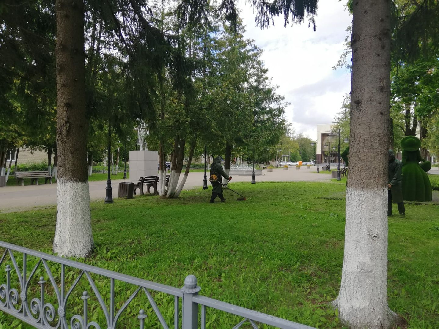 городской округ восход, жкх, благоустройство, газон, покос травы,