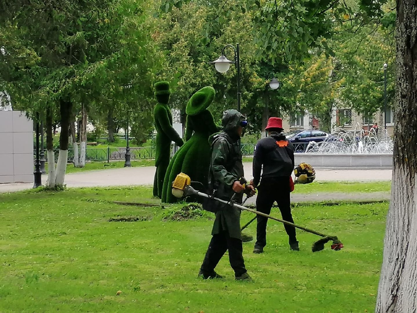 городской округ восход, жкх, благоустройство, газон, покос травы,