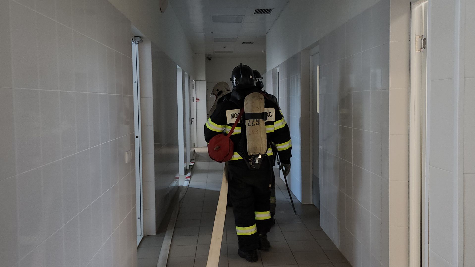 луховицы, тренировка по эвакуации, школа 1 в луховицах,