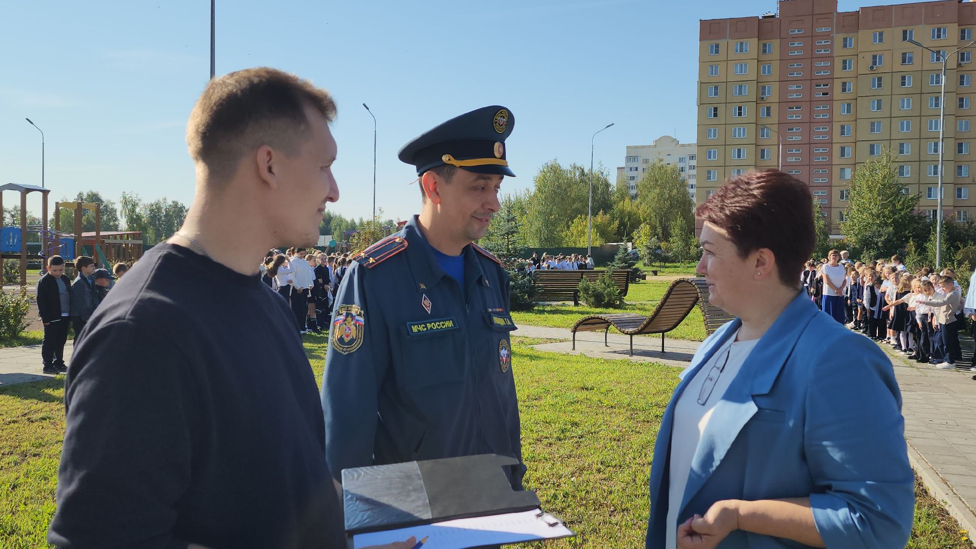 луховицы, тренировка по эвакуации, школа 1 в луховицах,