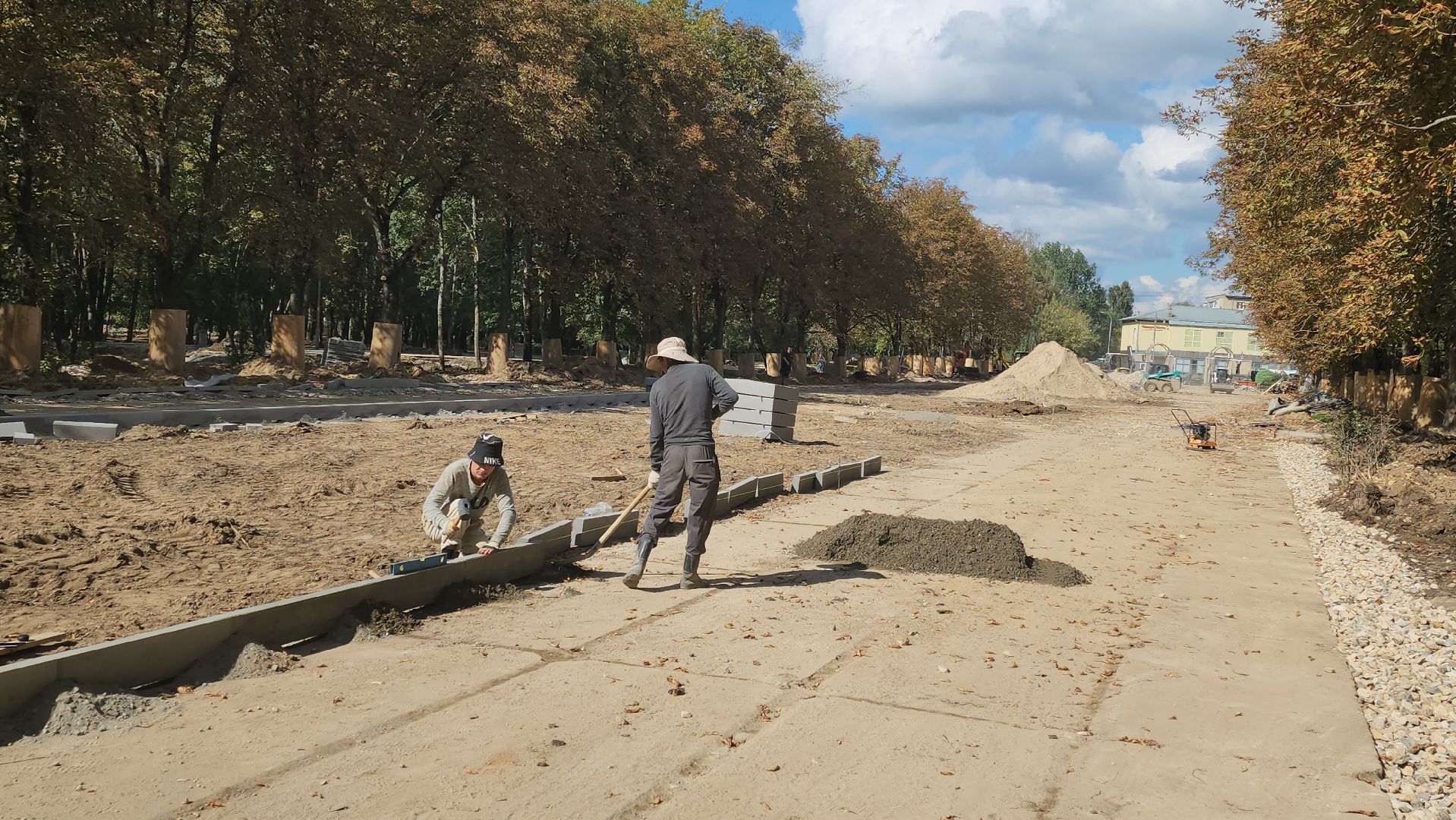 серпухов, парк питомник в серпухове, реконструкция парка питомник в серпухове,