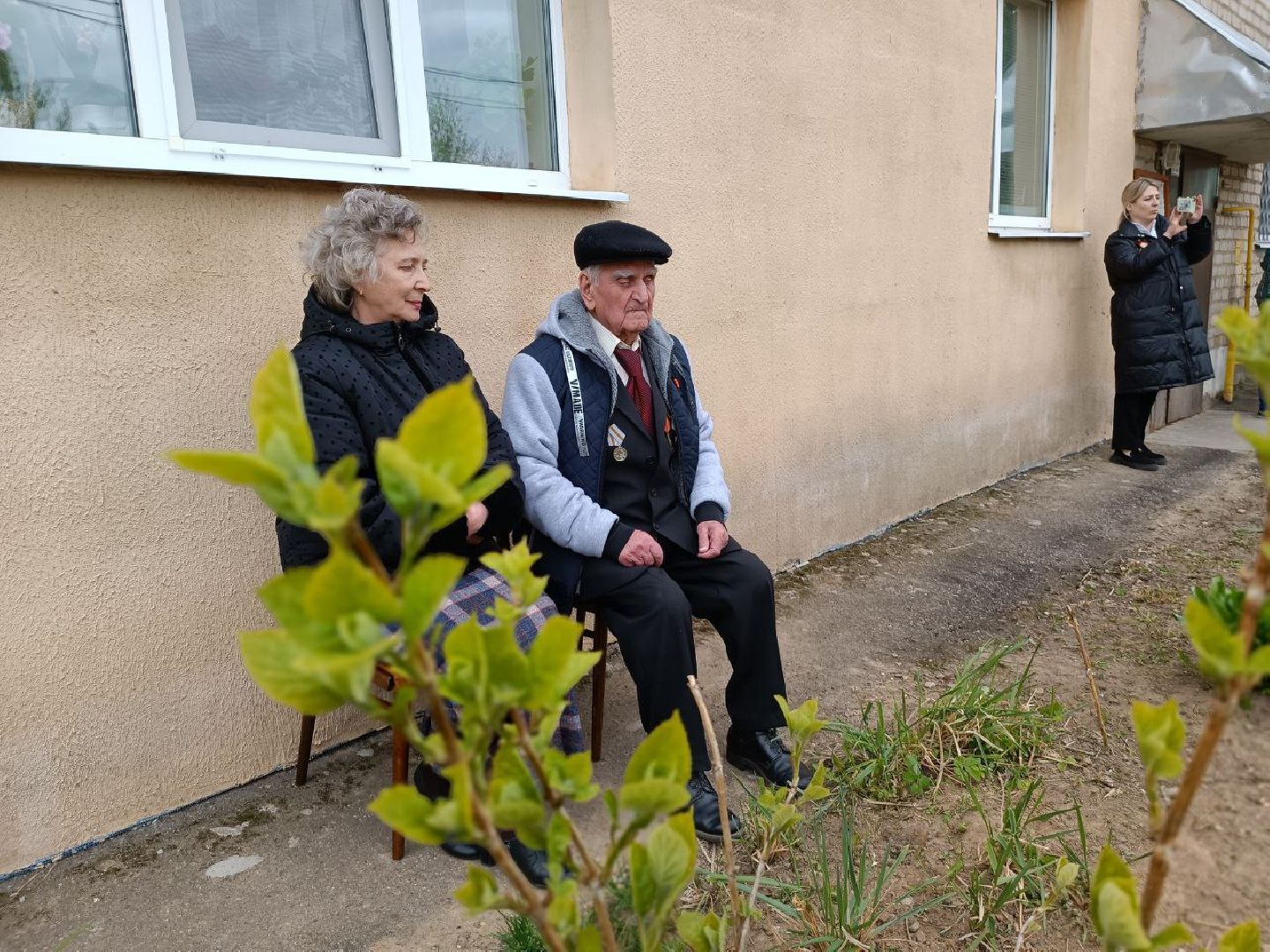 Можайск, Можайский городской округ, Подмосковье, День Победы, поздравление ветерана, фронтовая бригада, песни военных лет, 9 мая