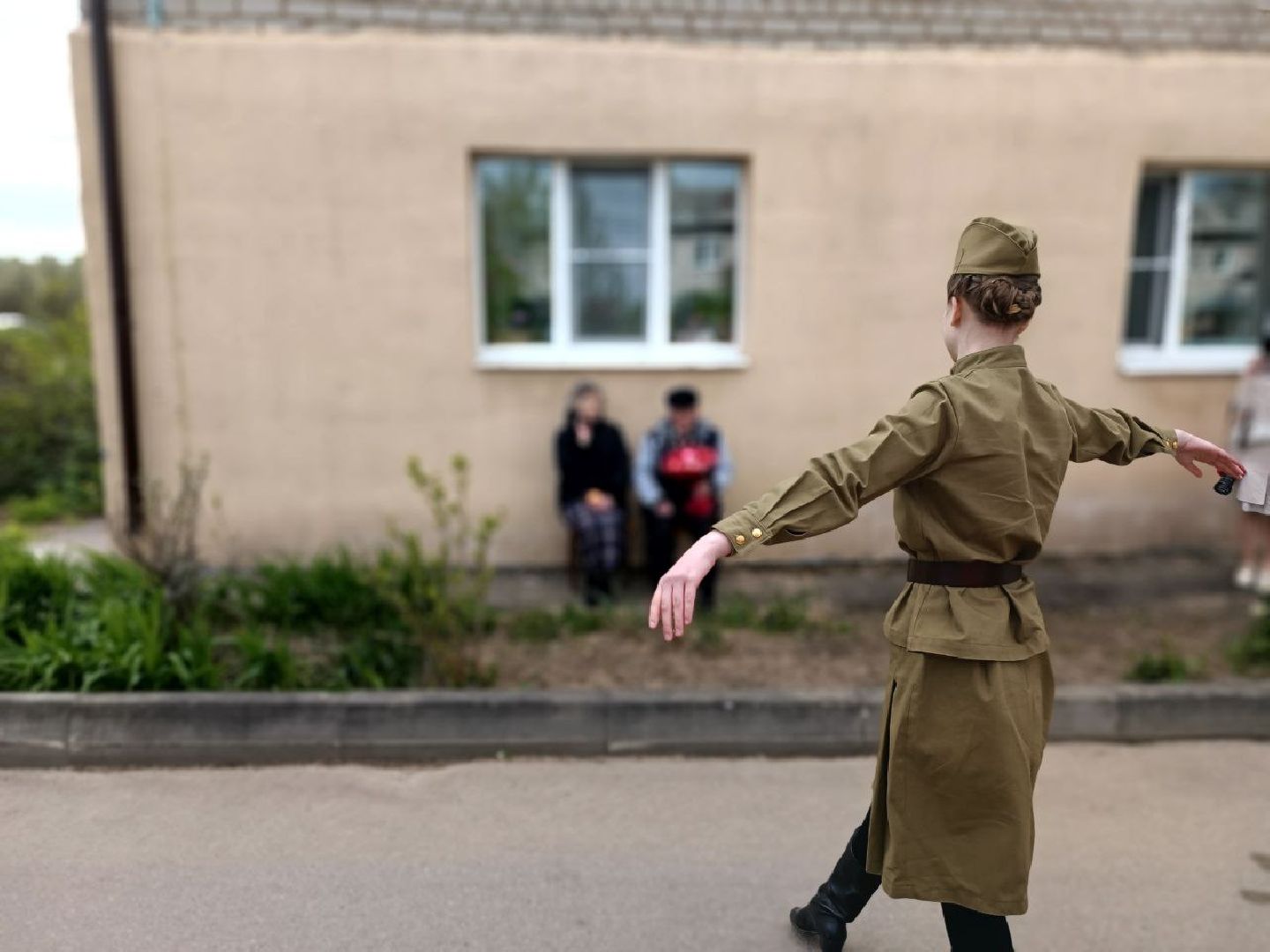 Можайск, Можайский городской округ, Подмосковье, День Победы, поздравление ветерана, фронтовая бригада, песни военных лет, 9 мая