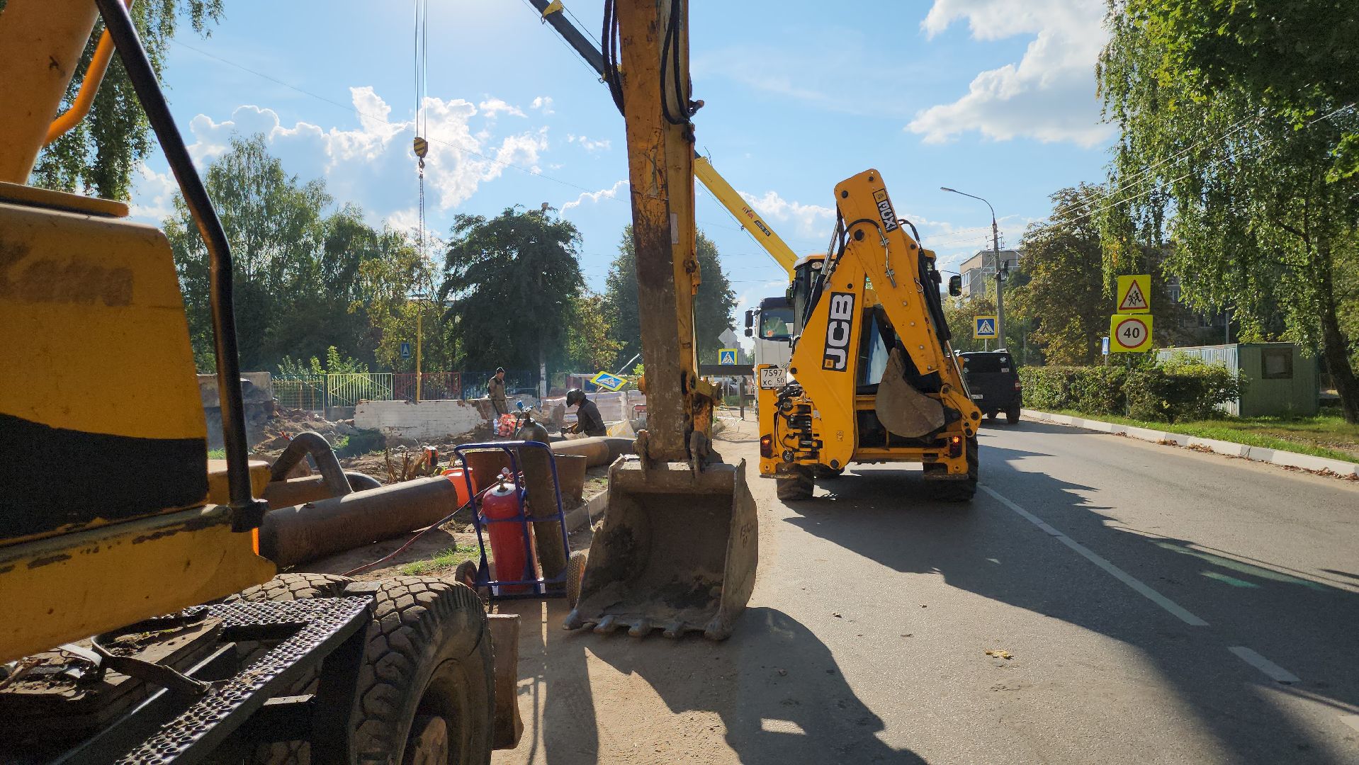 кашира, капитальный ремонт, теплоснабжение, отопление, горячая вода, губернаторская программа, замена труб,