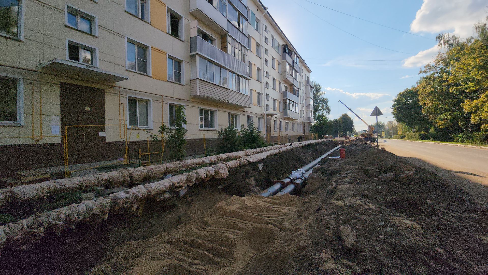 кашира, капитальный ремонт, теплоснабжение, отопление, горячая вода, губернаторская программа, замена труб,