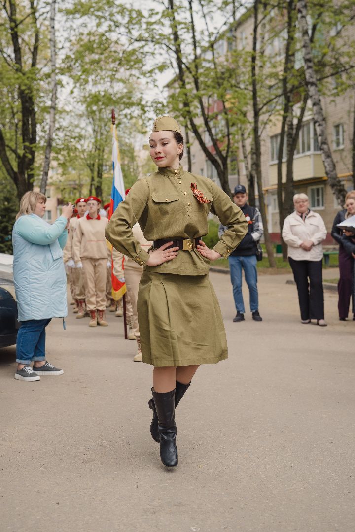 Можайск, Можайский городской округ, Подмосковье, День Победы, поздравление ветерана, фронтовая бригада, песни военных лет, 9 мая
