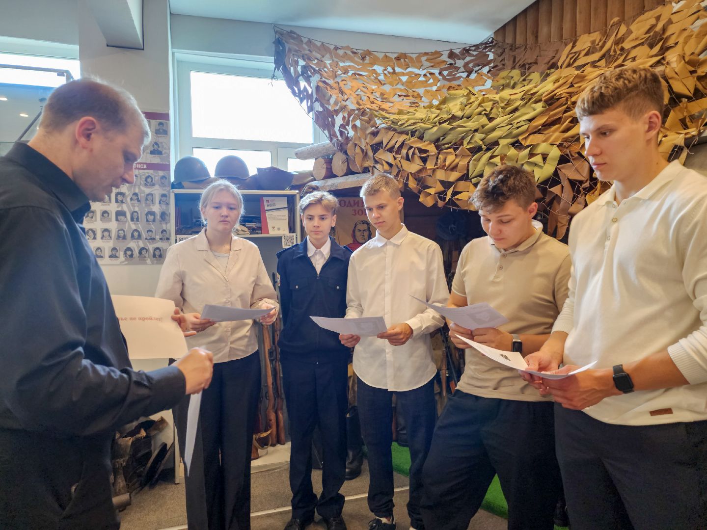 Подольск, Школьный музей, школа 24, Дети участники вов,