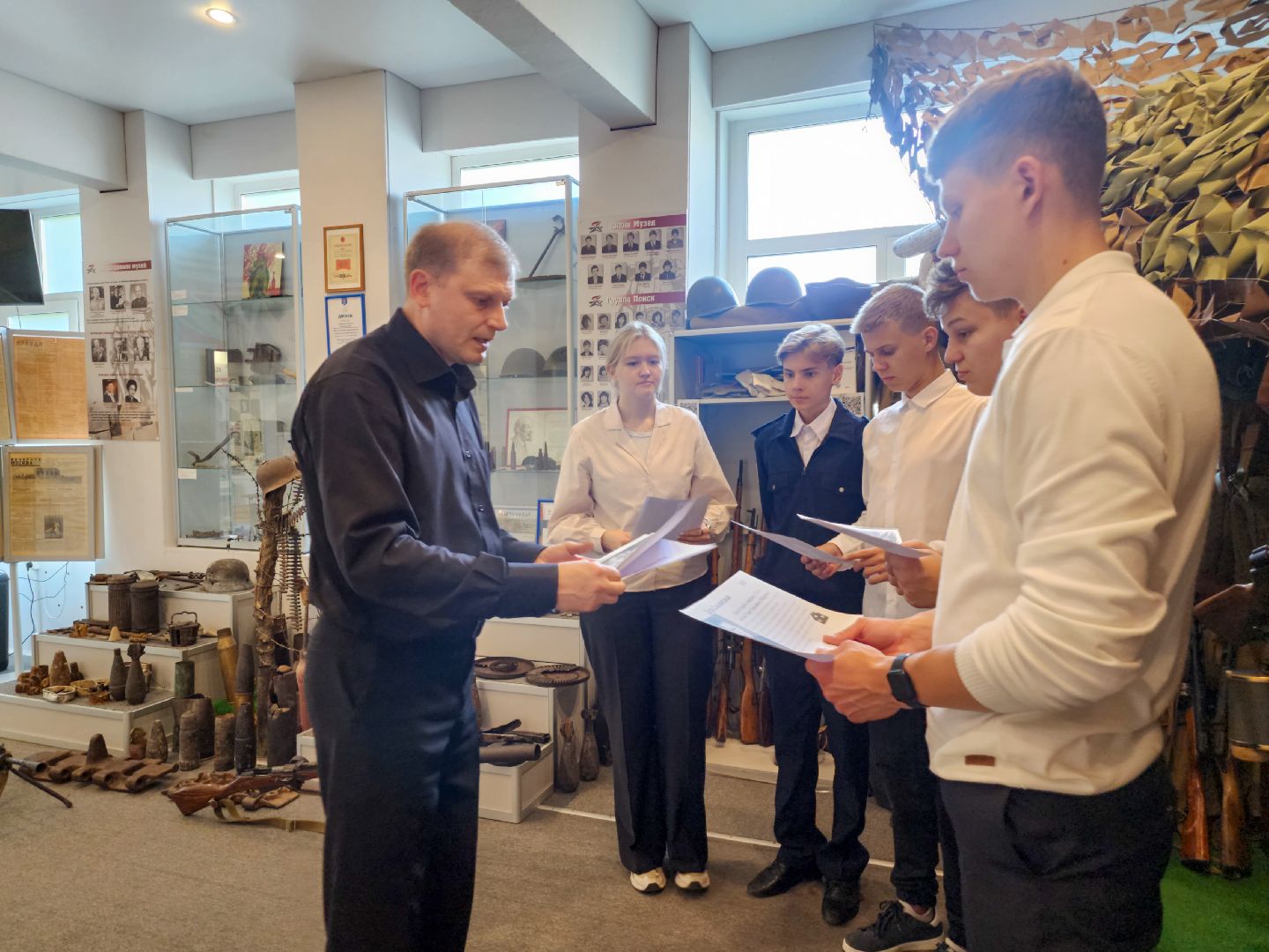 Подольск, Школьный музей, школа 24, Дети участники вов,