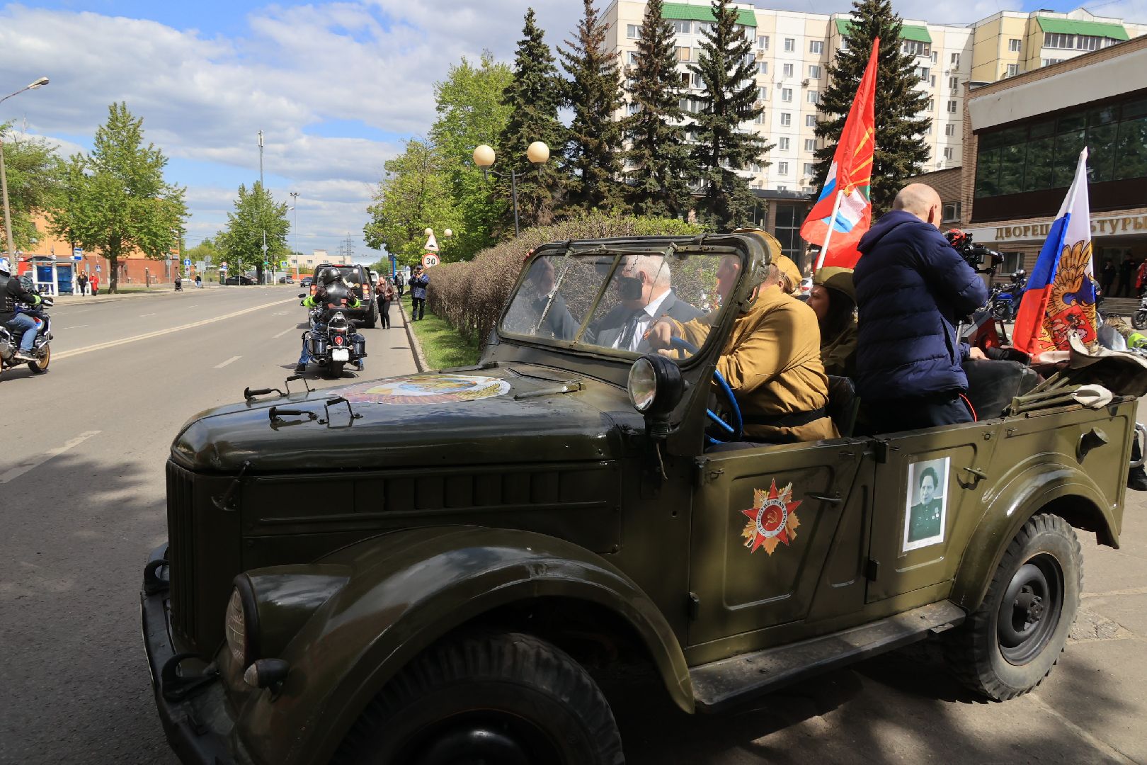 День Победы, мотопробег, Единая Россия, Дзержинский