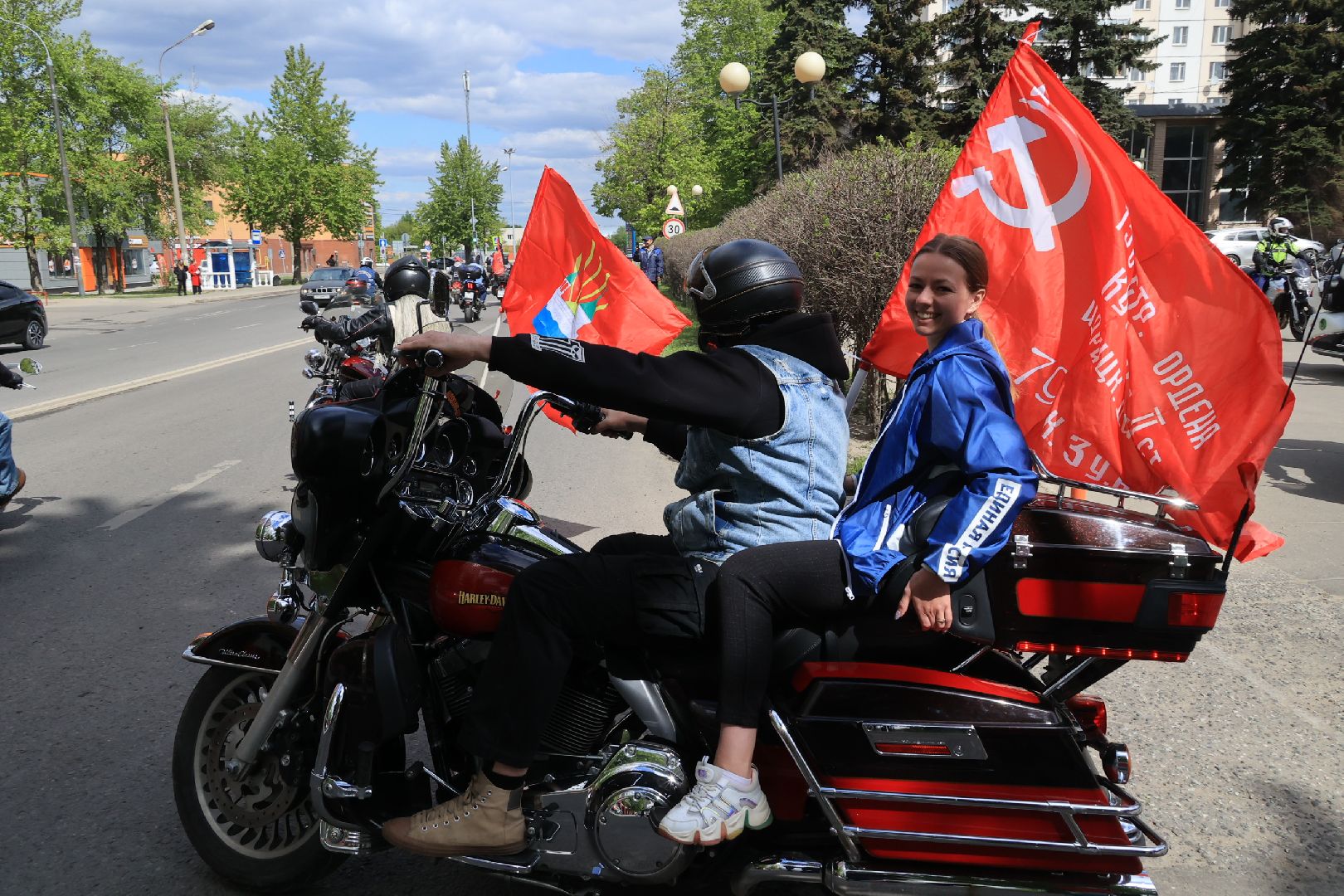 День Победы, мотопробег, Единая Россия, Дзержинский