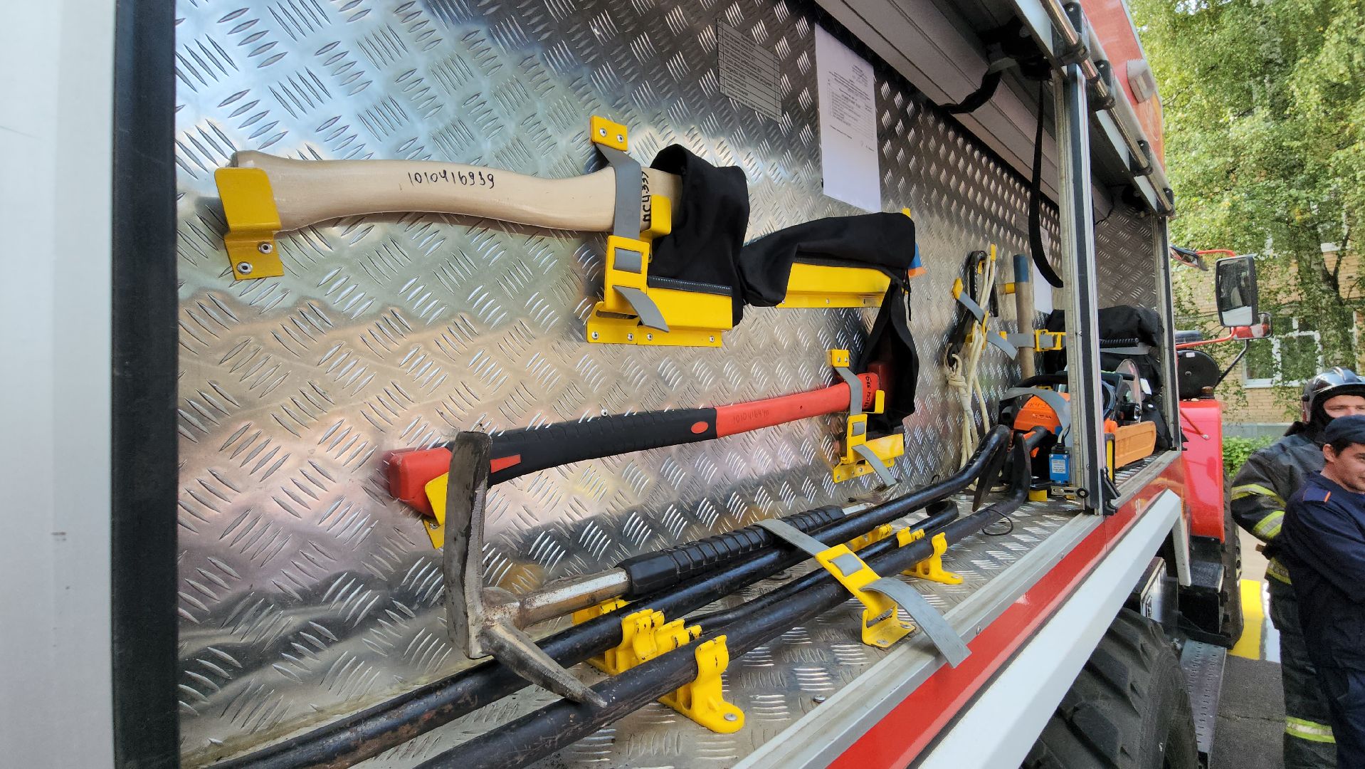 пушкино, школа-интернат, пожарная машина, тренировка, пожарная безопасность, дети с овз, пожарный расчет, учащиеся,