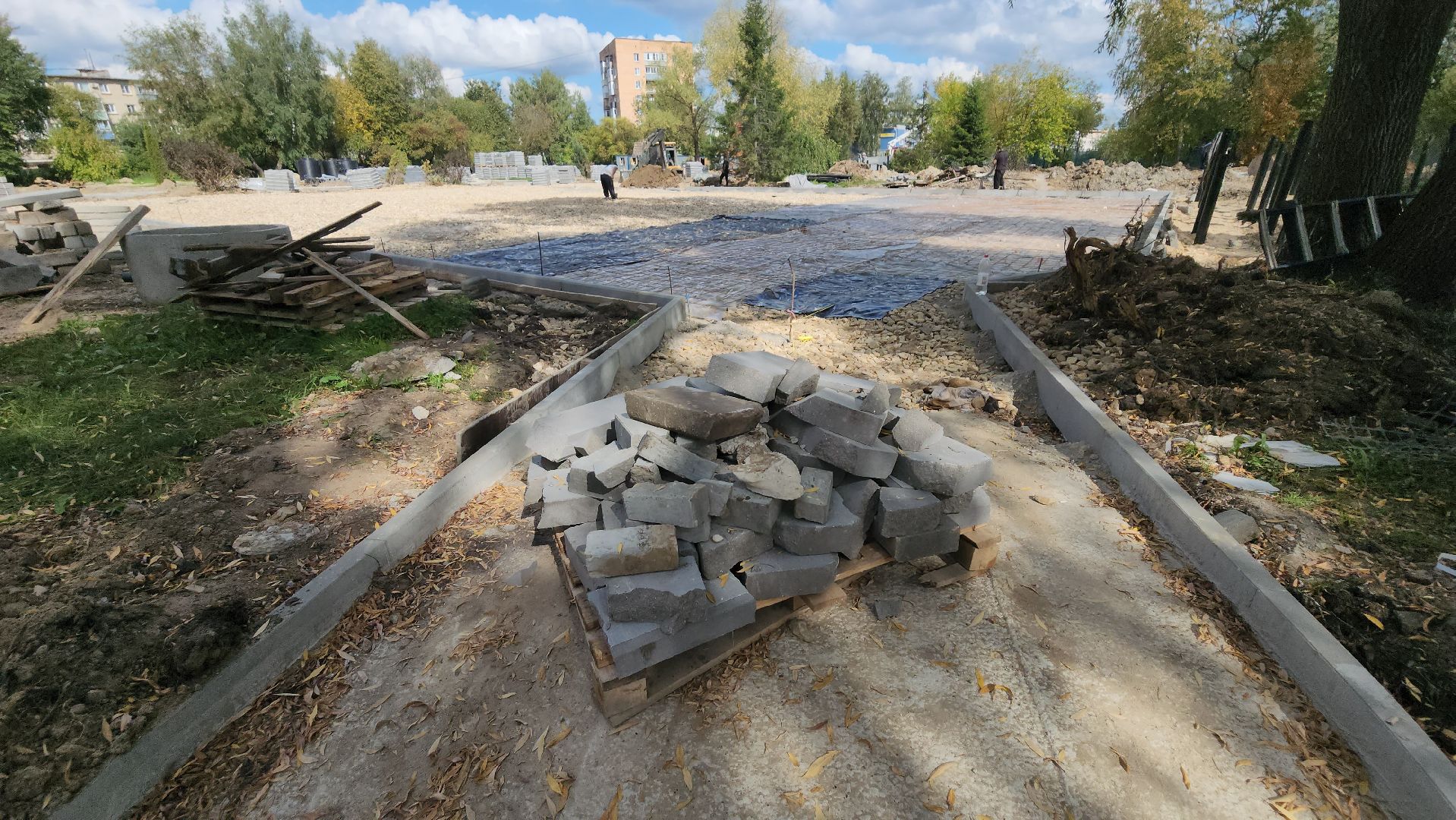 серпухов парк питомник, реконструкция парка питомник в серпухове, благоустройство в серпухове,
