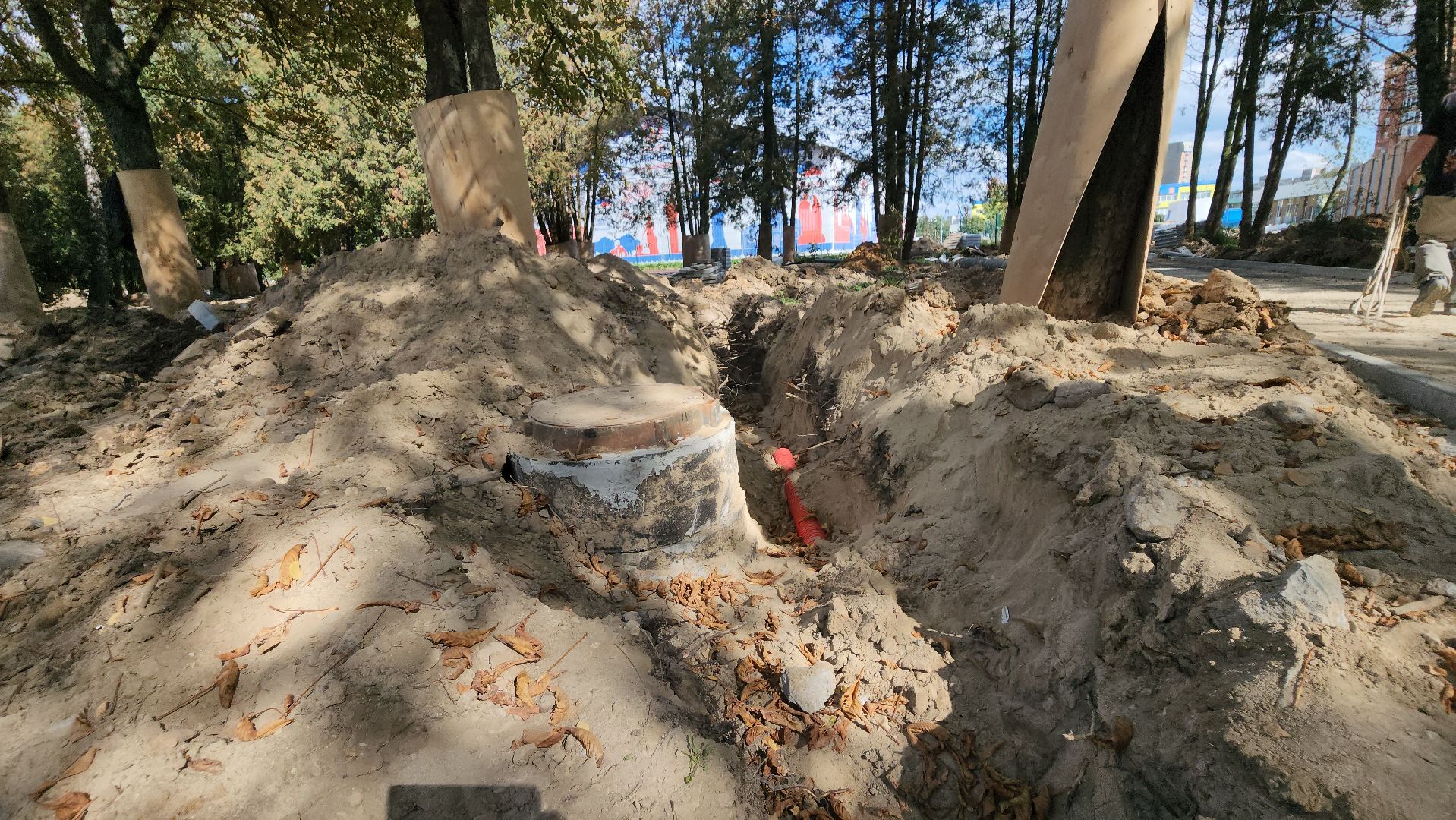 серпухов парк питомник, реконструкция парка питомник в серпухове, благоустройство в серпухове,