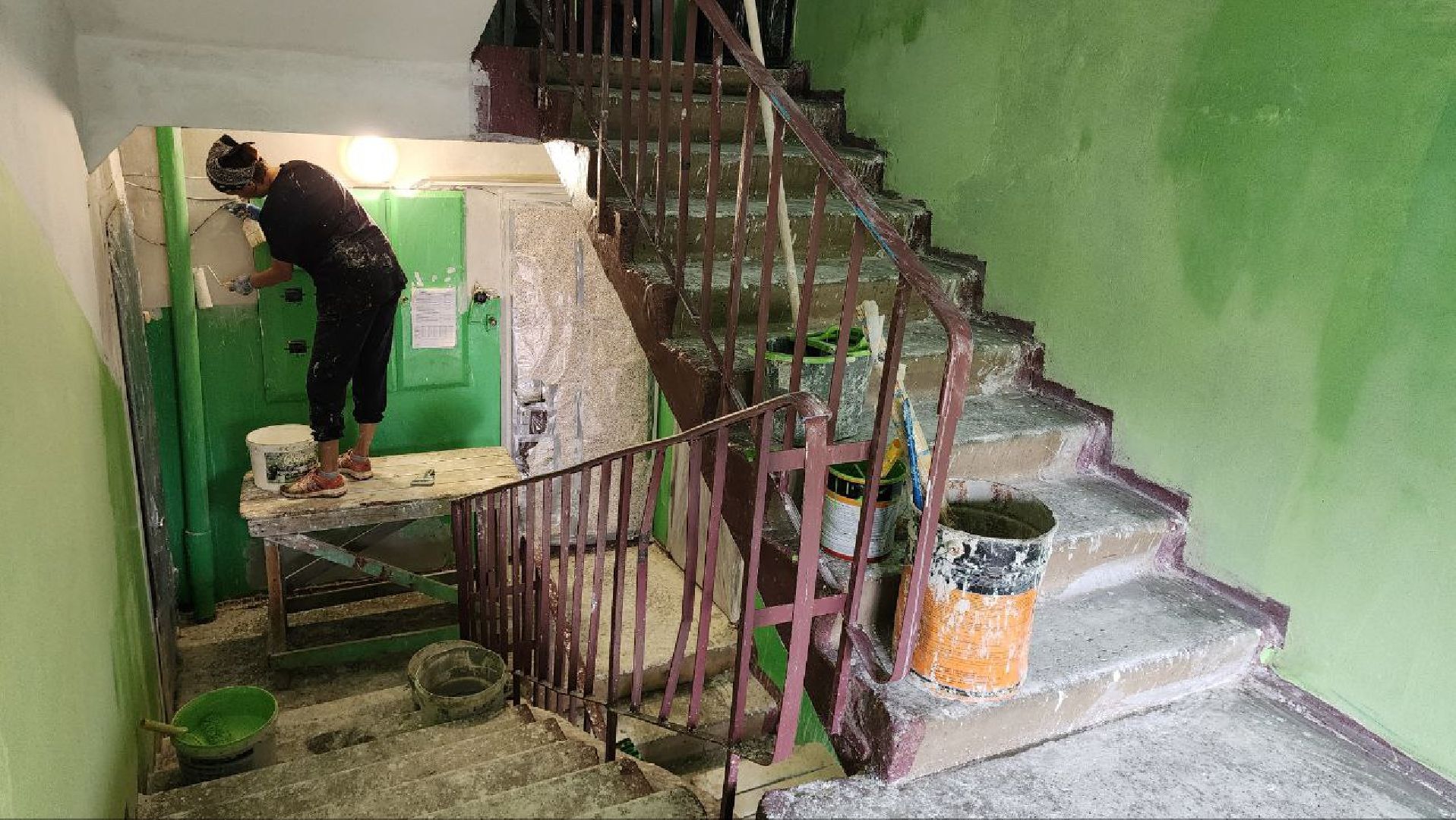 серебряные пруды, узуново,  ремонт подъездов, жкх,