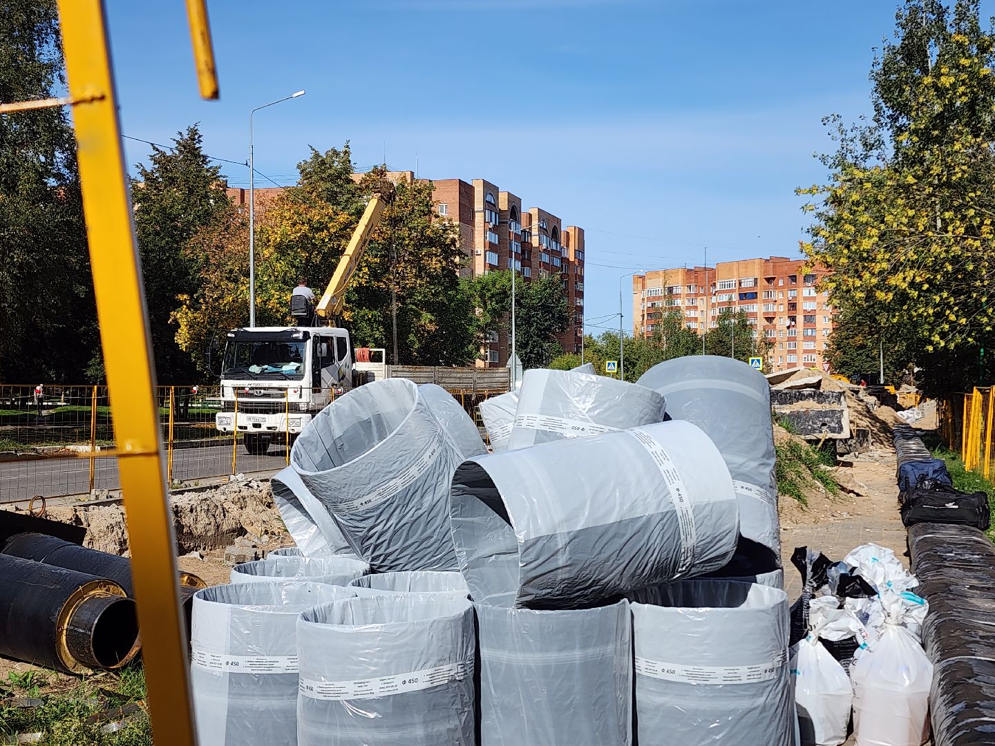 дубна, ремонт теплосетей, жкх,