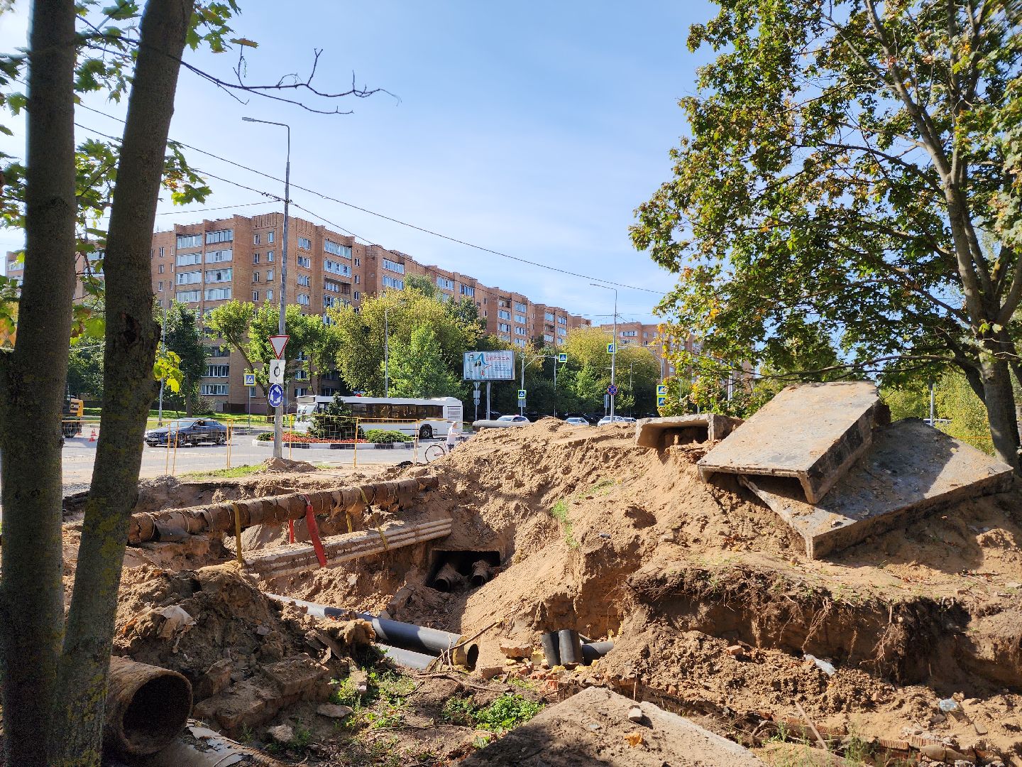 дубна, ремонт теплосетей, жкх,