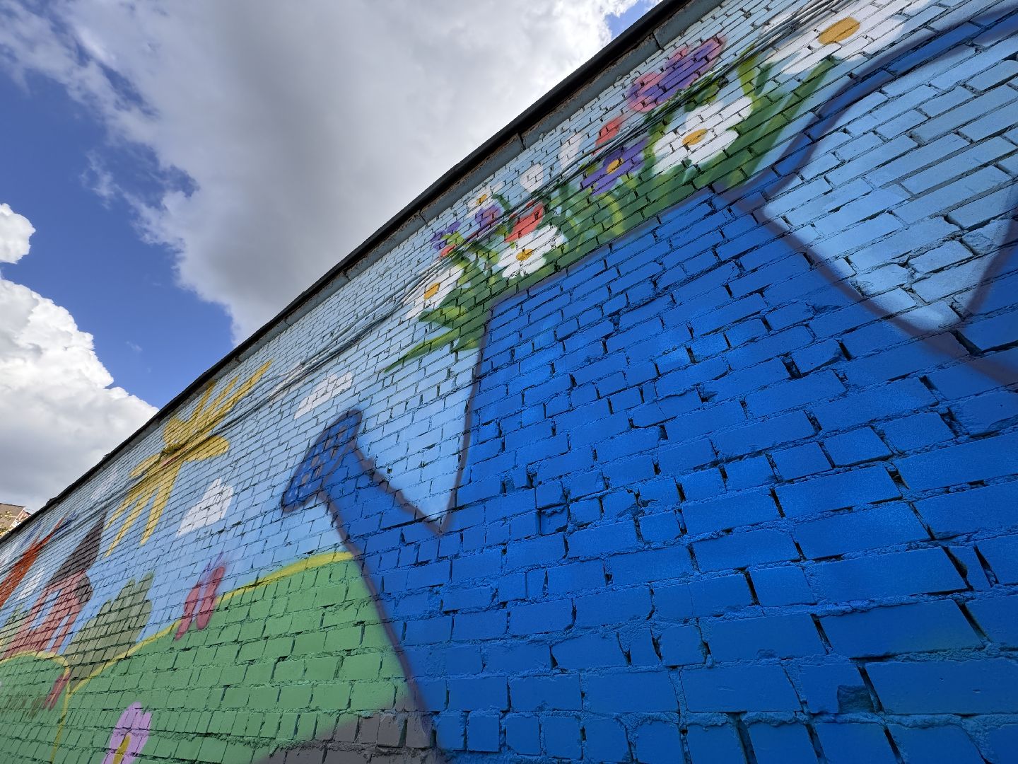 Новый мурал в Одинцово, ГК Вектор, ЖК Союзный, Благоустройство сквера Союзный,