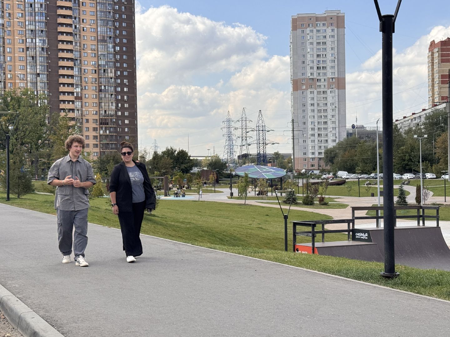 Новый мурал в Одинцово, ГК Вектор, ЖК Союзный, Благоустройство сквера Союзный,