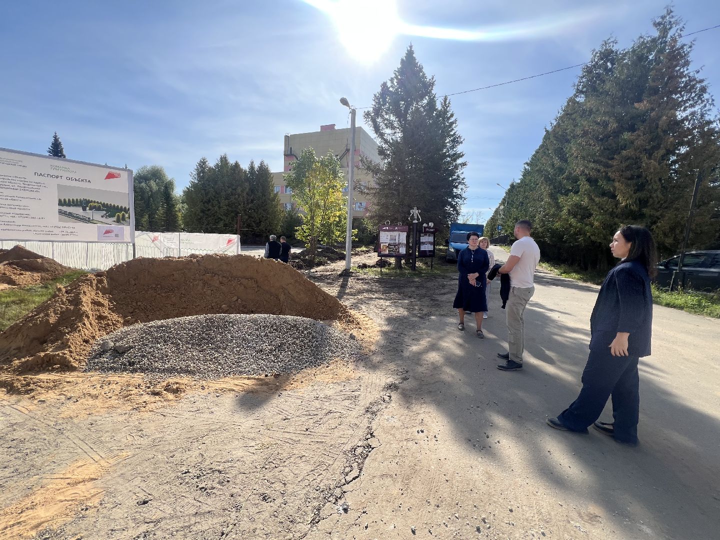 запрудня дк прогресс, благоустройство 2025, талдомский городской округ,