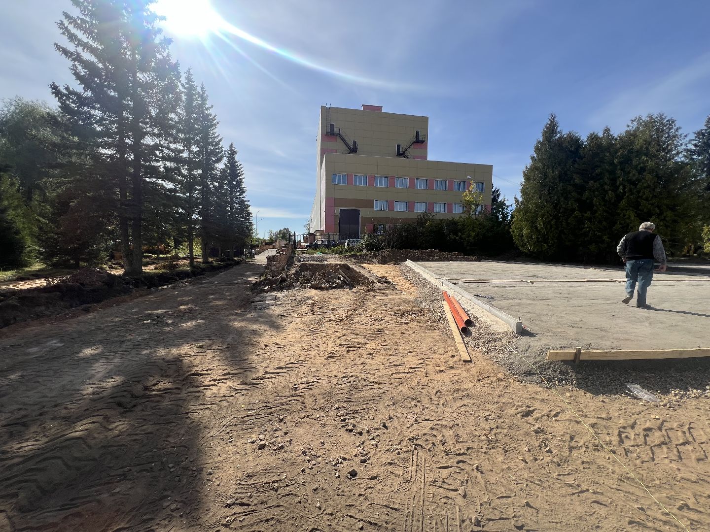 запрудня дк прогресс, благоустройство 2025, талдомский городской округ,