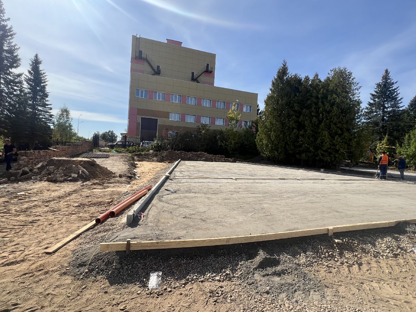 запрудня дк прогресс, благоустройство 2025, талдомский городской округ,