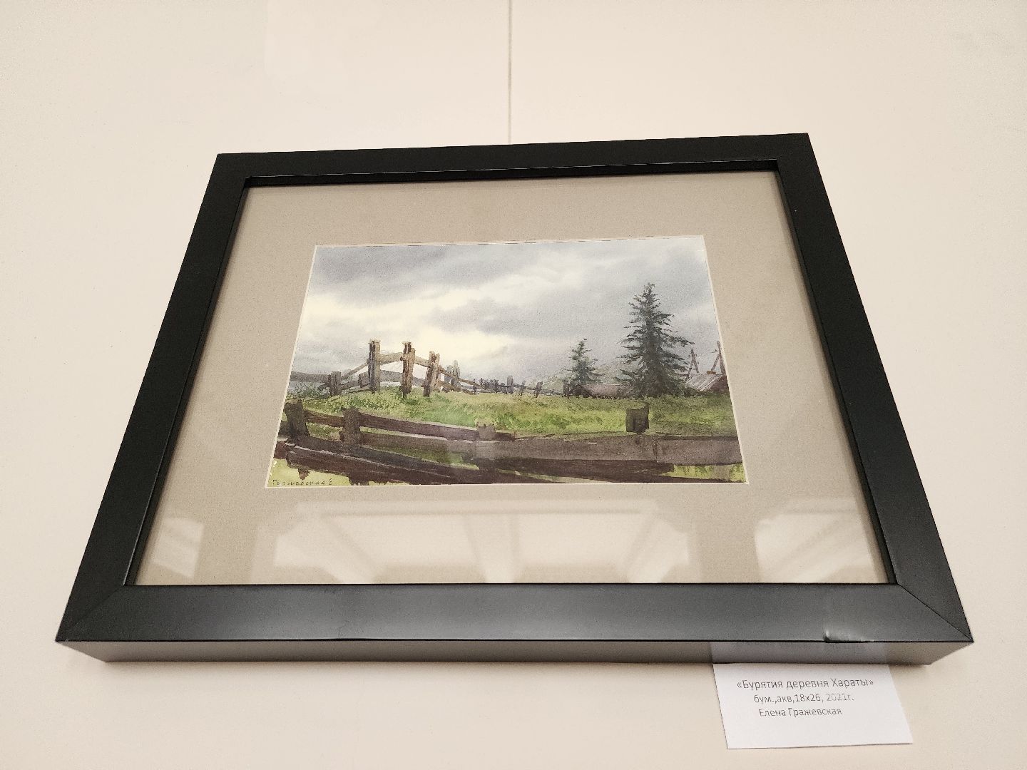 фрязино, художественная выставка, акварель,  художник, открытие выставки,