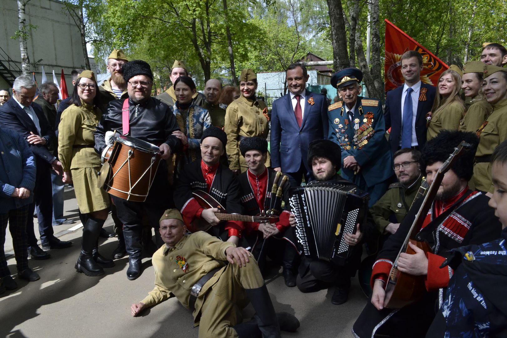 Балашиха, Подмосковье, День Победы, ветераны, Игорь Брынцалов, Сергей Юров