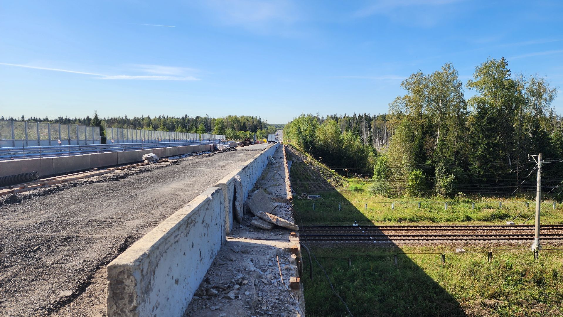 солнечногорск, обуховское шоссе, капремонт путепровода, дороги,