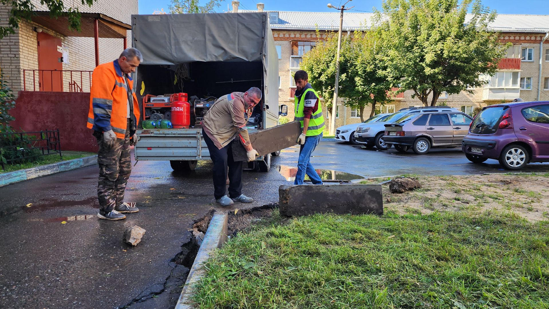 истра, благоустройство, ремонт двора,