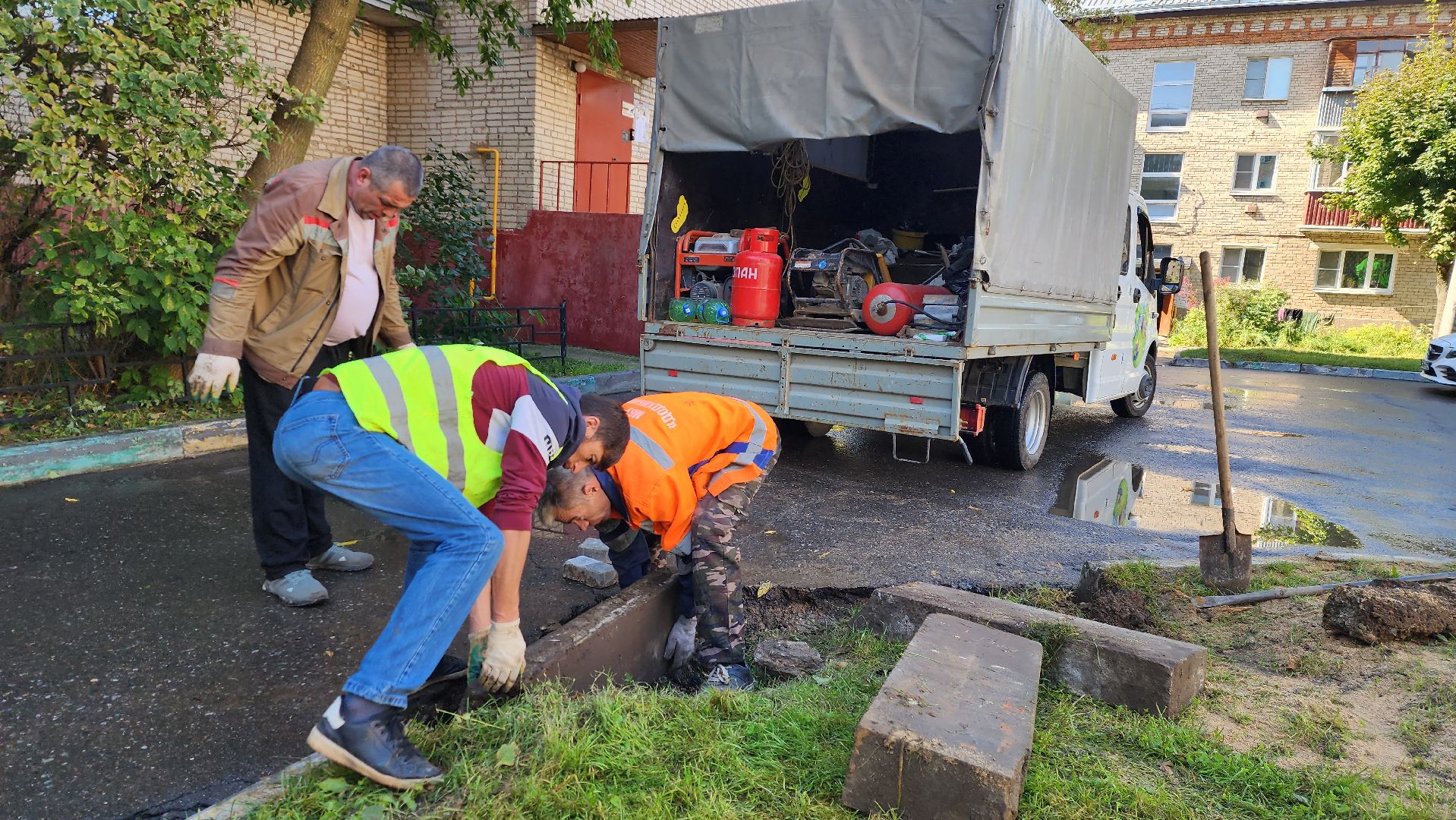 истра, благоустройство, ремонт двора,