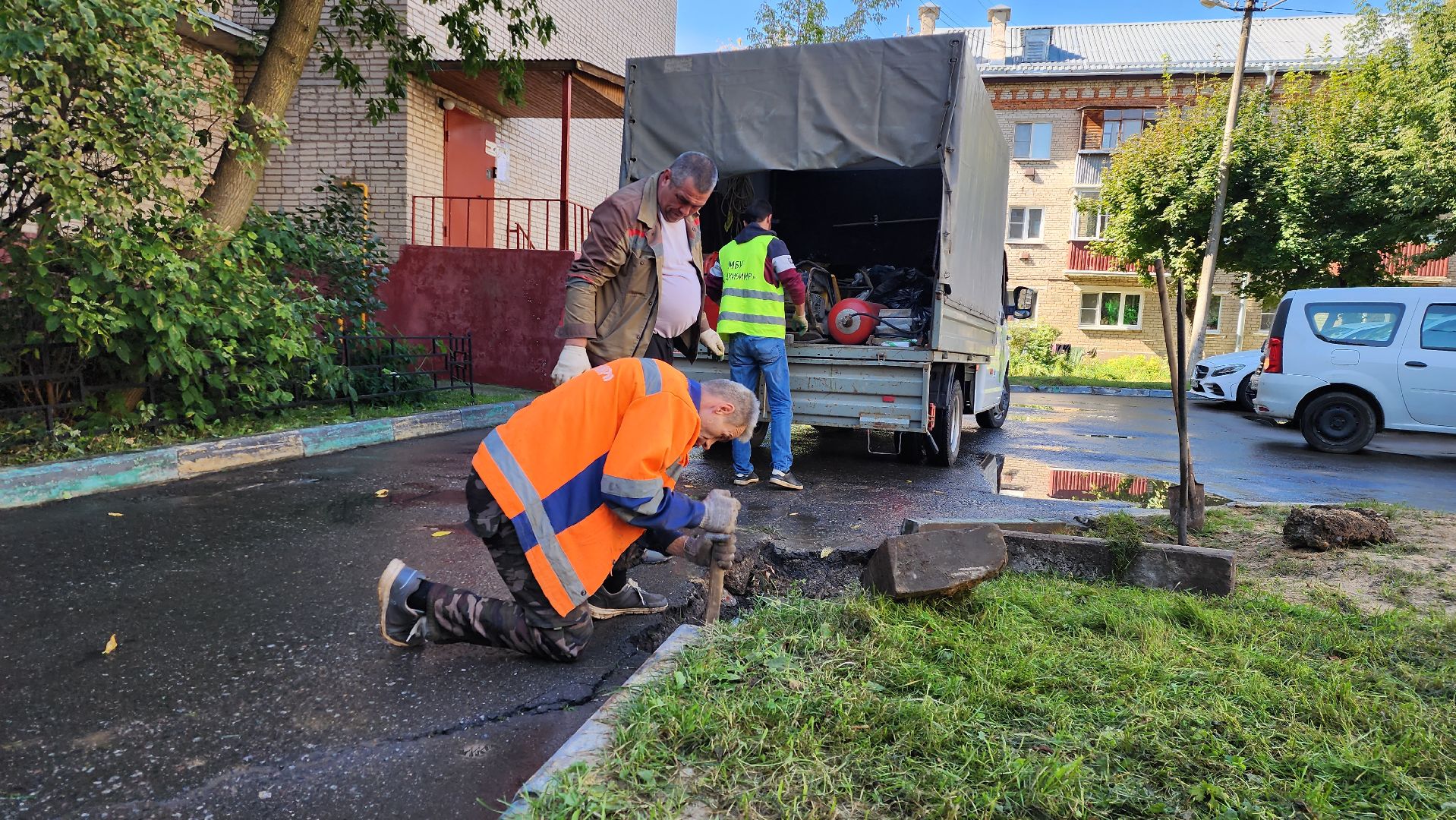истра, благоустройство, ремонт двора,