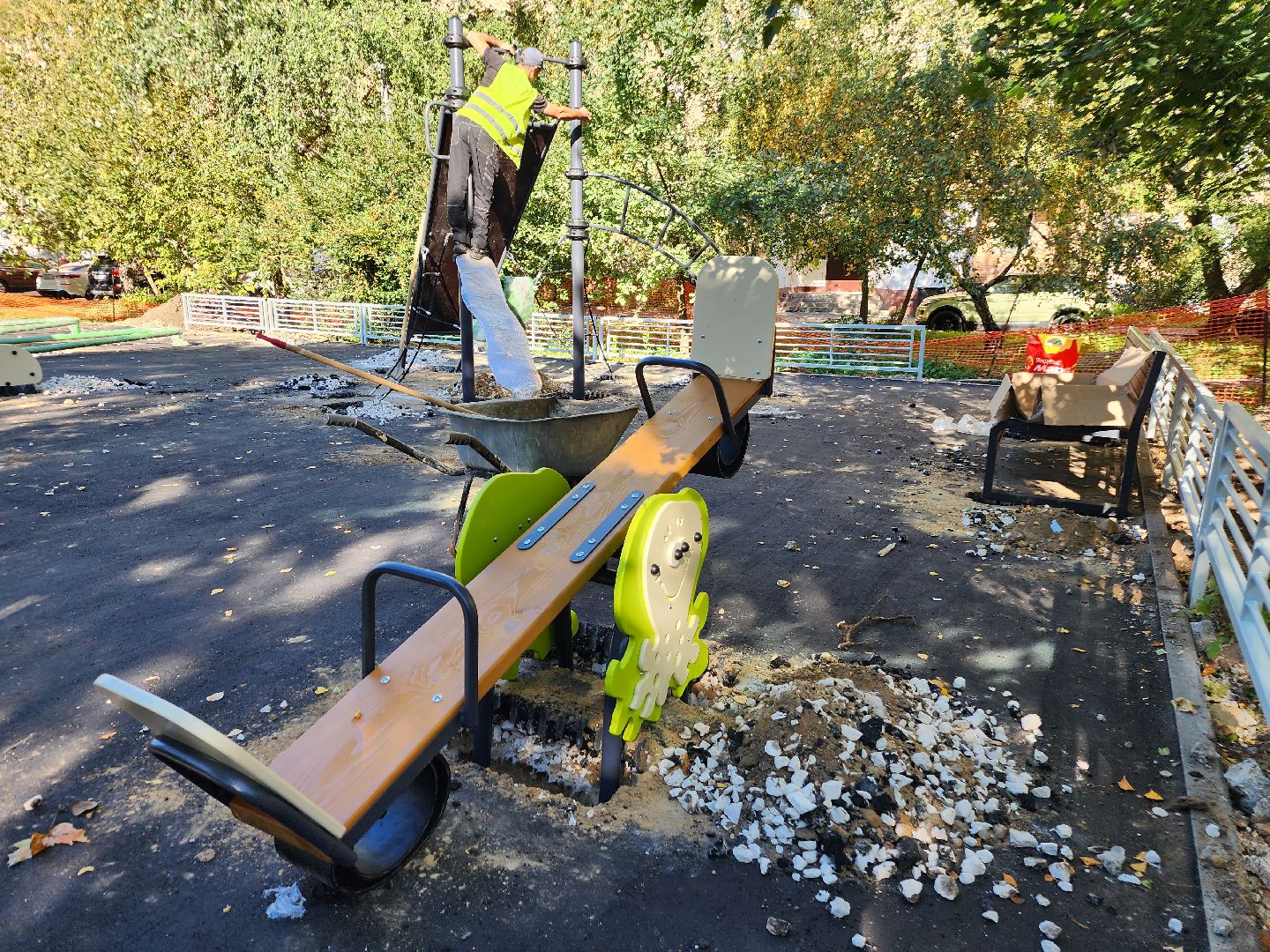 фрязино, детские игровые площадки, модернизация детских площадок,