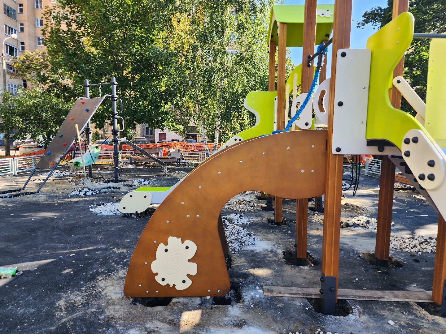 фрязино, детские игровые площадки, модернизация детских площадок,