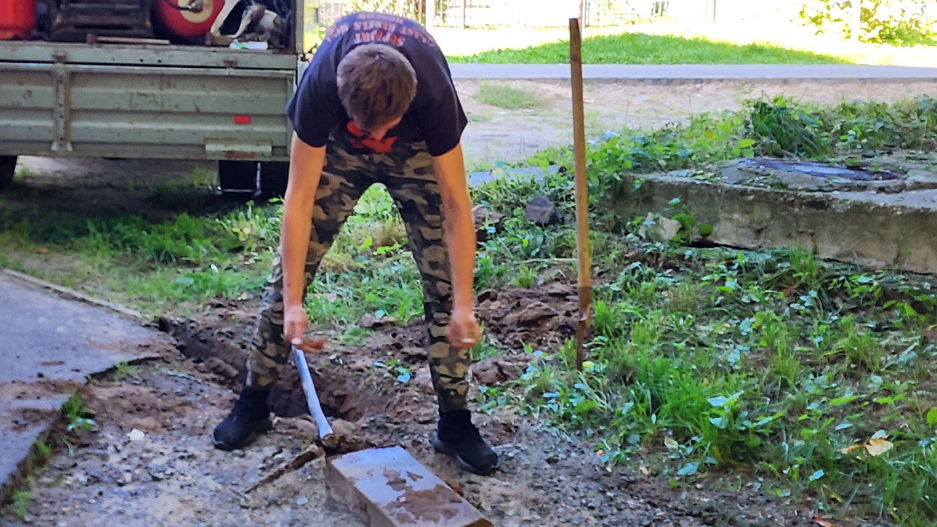 истра, ремонт тротуара, благоустройство, добродел,