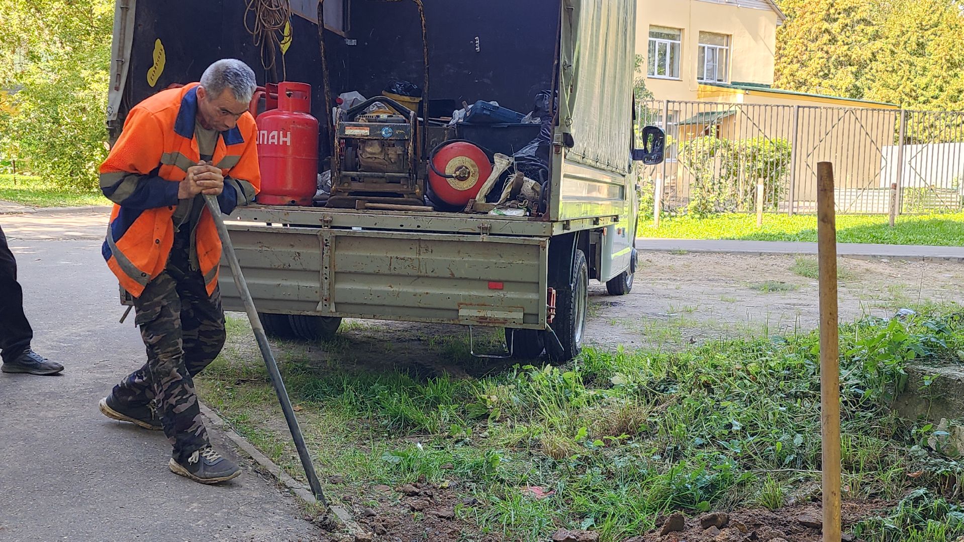 истра, ремонт тротуара, благоустройство, добродел,