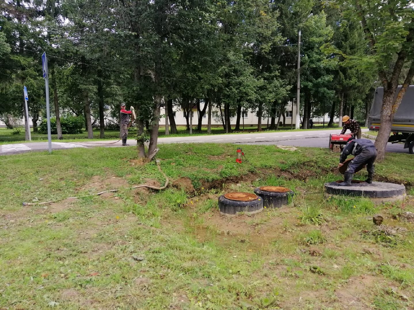 городской округ восход, жкх, благоустройство, пожарный гидрант,