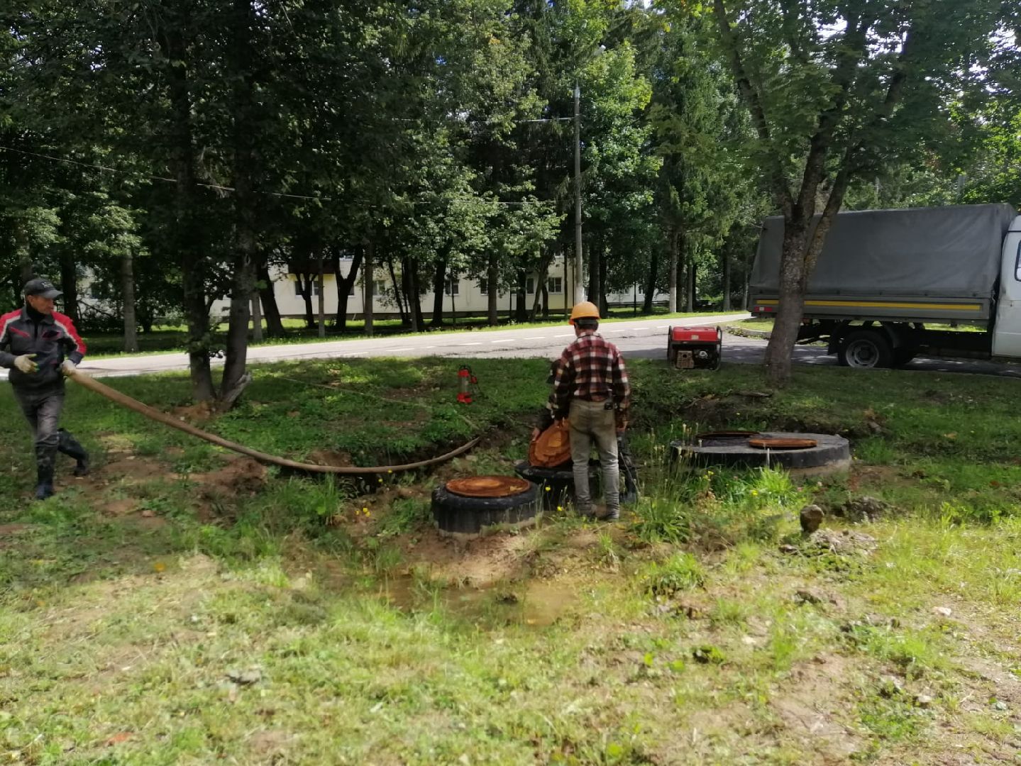 городской округ восход, жкх, благоустройство, пожарный гидрант,