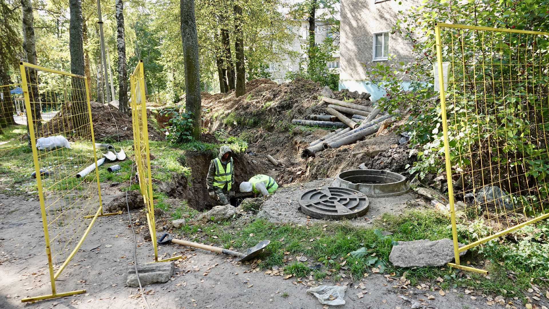 ЖКХ, сергиево-посадский городской округ, газпром теплоэнерго мо, теплотрасса , трубы ,