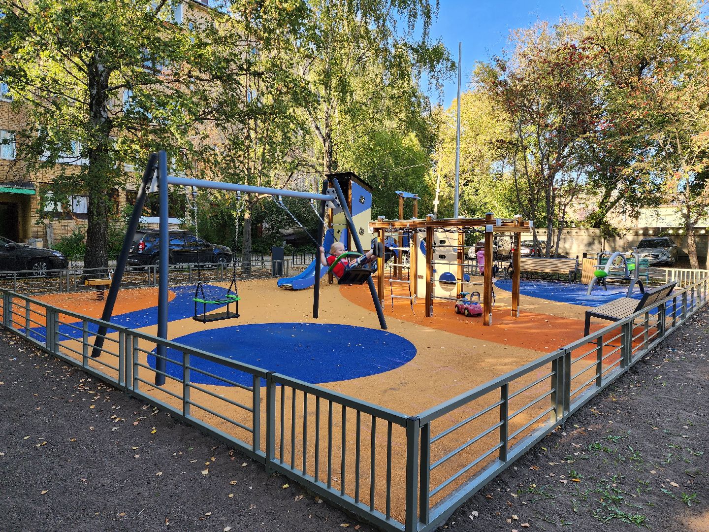 раменское, благоустройство, модернизация детских площадок ,  красный октябрь 47а,